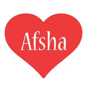 Afsha love logo