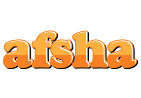 Afsha orange logo