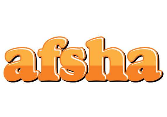 Afsha orange logo