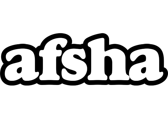 Afsha panda logo