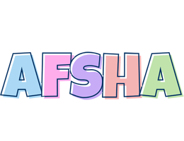 Afsha pastel logo