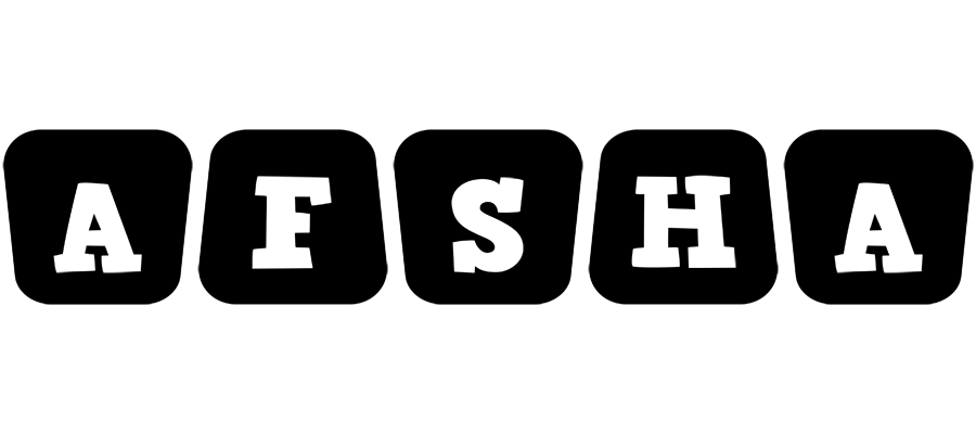 Afsha racing logo