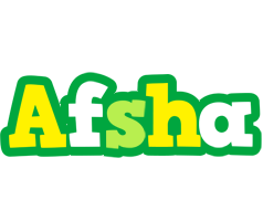 Afsha soccer logo