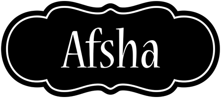 Afsha welcome logo