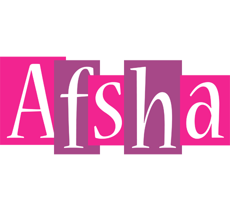 Afsha whine logo