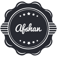 Afshan badge logo