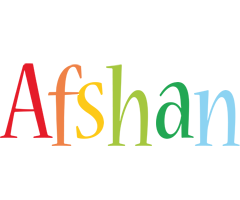 Afshan birthday logo