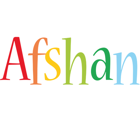 Afshan birthday logo