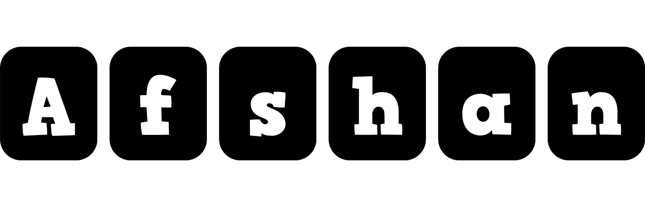Afshan box logo