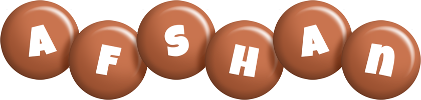 Afshan candy-brown logo