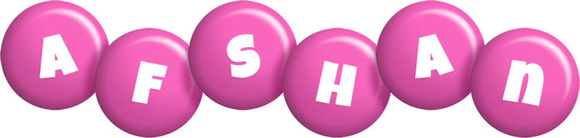 Afshan candy-pink logo