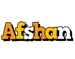 Afshan cartoon logo