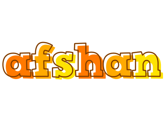 Afshan desert logo