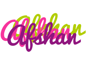 Afshan flowers logo