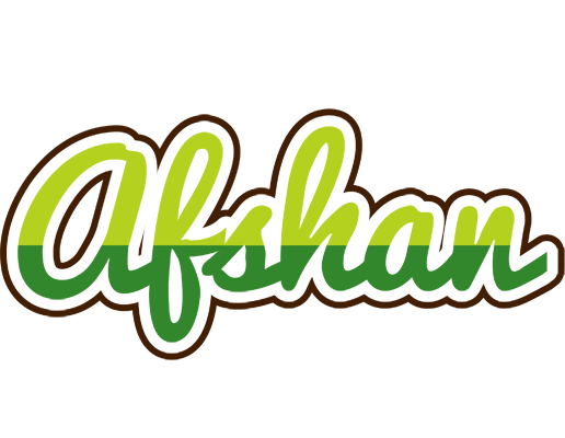 Afshan golfing logo