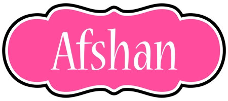 Afshan invitation logo