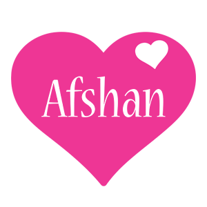 Afshan love-heart logo