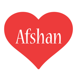 Afshan love logo