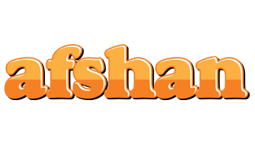 Afshan orange logo