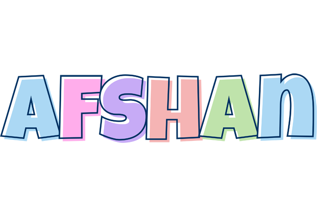 Afshan pastel logo