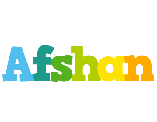 Afshan rainbows logo