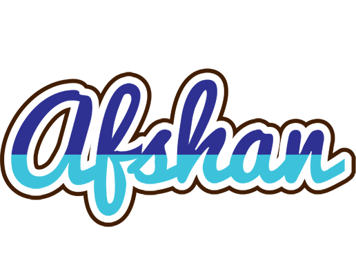 Afshan raining logo