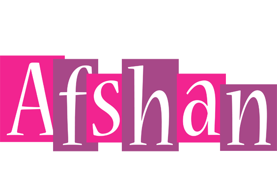 Afshan whine logo