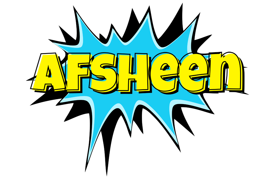 Afsheen amazing logo