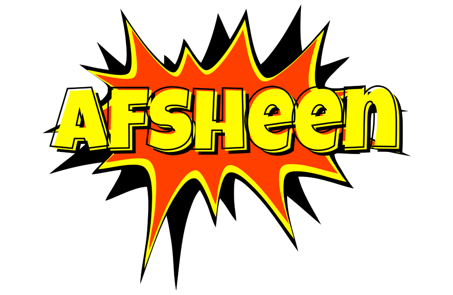 Afsheen bazinga logo
