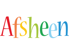 Afsheen birthday logo