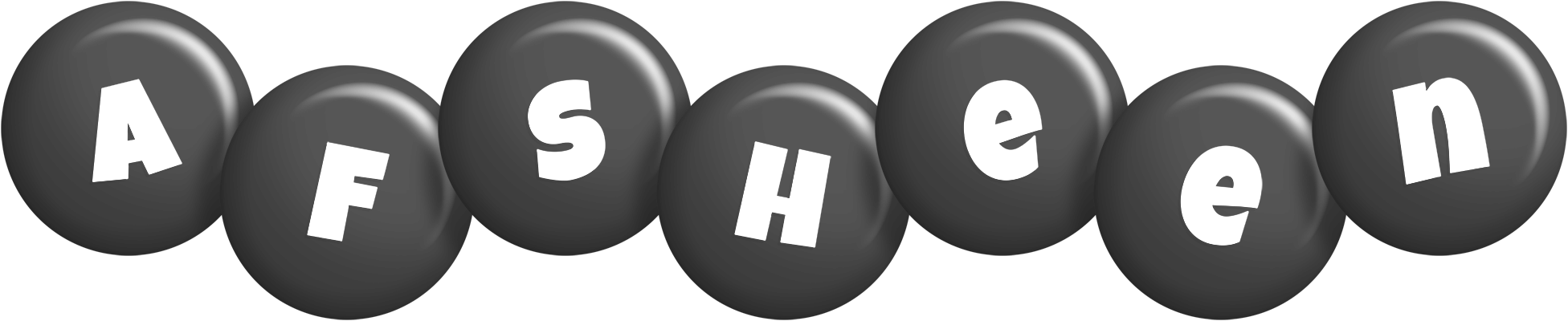 Afsheen candy-black logo