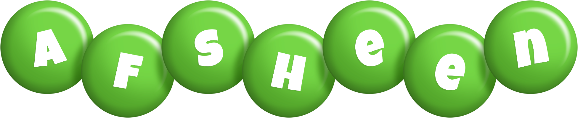 Afsheen candy-green logo