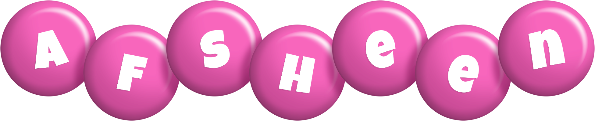 Afsheen candy-pink logo