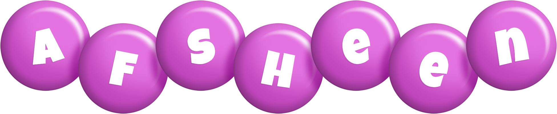 Afsheen candy-purple logo