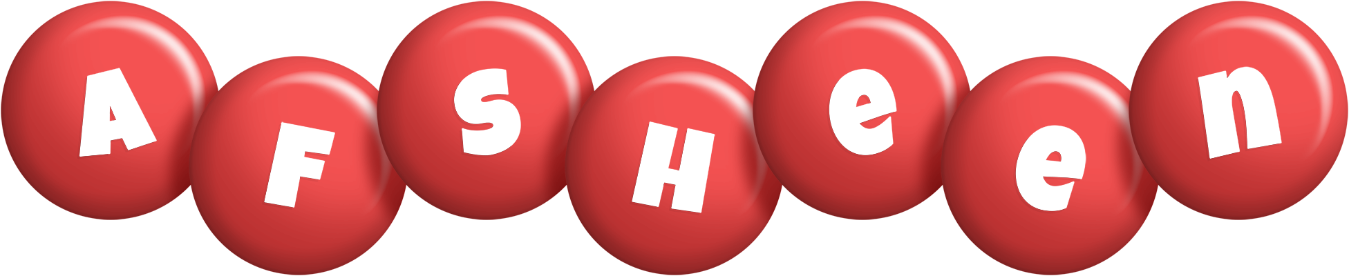 Afsheen candy-red logo