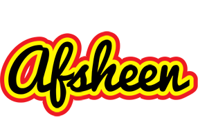 Afsheen flaming logo