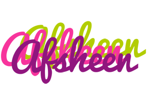 Afsheen flowers logo