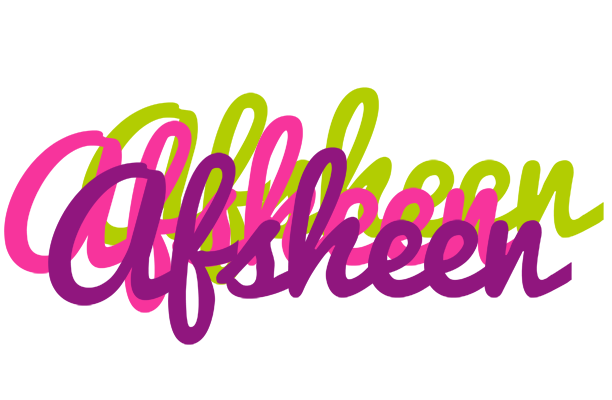 Afsheen flowers logo