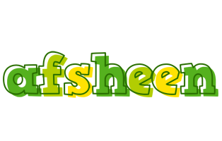 Afsheen juice logo