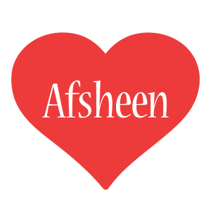 Afsheen love logo