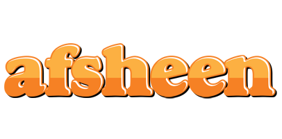 Afsheen orange logo