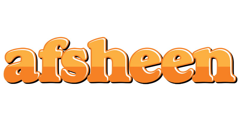 Afsheen orange logo