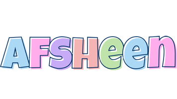 Afsheen pastel logo