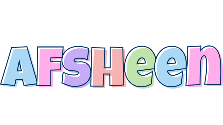 Afsheen pastel logo