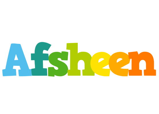 Afsheen rainbows logo