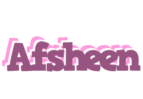 Afsheen relaxing logo