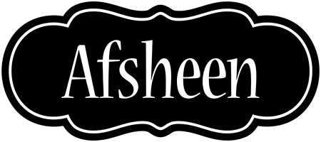 Afsheen welcome logo