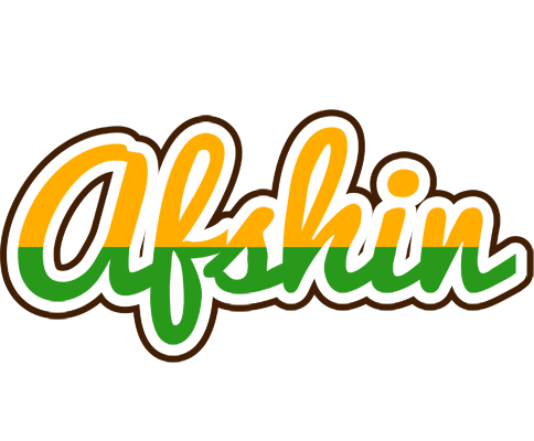 Afshin banana logo
