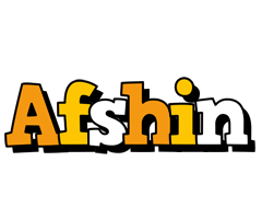 Afshin cartoon logo