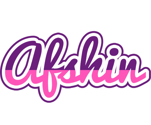 Afshin cheerful logo